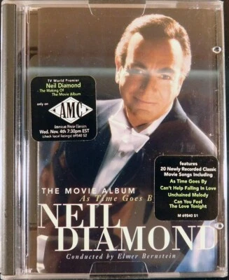 Neil Diamond-The Movie Album/As Time Goes By/1998 SONY Minidisc wt promo Sticker - Image 1 of 3
