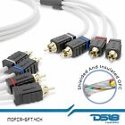 DS18 RCA 6 Feet Marine Tinned OFC 4 Channel Shielded Noise Reduction Cable Wire