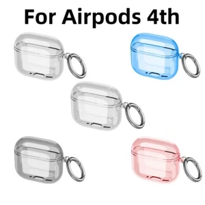 For AirPods 4 Generation Case Soft Silicone Cover with Lanyard with Cleaning kit - Picture 1 of 14