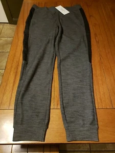 NWT $69.50 Calvin Klein Jeans Women's Joggers Charcoal/Black Size MEDIUM - Picture 1 of 5