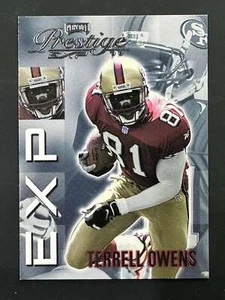1999 Playoff Prestige Football Terrell Owens 49ers EXP EX88 - Picture 1 of 2