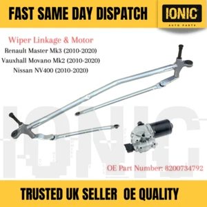 Front Windscreen Wiper Motor Linkage For Renault Master Vauxhall Movano NV400 - Picture 1 of 5