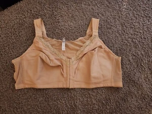 Vollfigur BH Größe 48B Frontverschluss belüftet Cozee Ecke beige Spitze - Bild 1 von 4