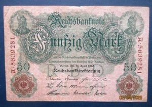 Germany 50 Mark 1910. Banknote G6 - Picture 1 of 2