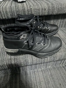 Nike Jordan Xvii 17 OG Black Metallic Silver 2002 304154-004 Shoes Size 6Y - Picture 1 of 7