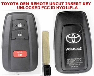 UNLOCKED TOYOTA RAV4 22-25 OEM SMART KEYLESS UNCUT KEY REMOTE FOB 3-BUTTON RAV-4 - Picture 1 of 1