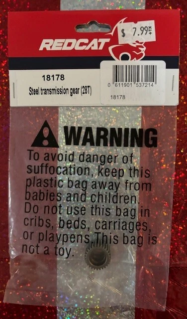 Redcat Part #18178: Steel Transmission Gear (28T) - Image 1 of 1