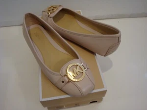 Neu im Karton Michael Kors Fulton Mokassins flache Damenschuhe Saffianoleder zartrosa Größe 8 - Bild 1 von 5