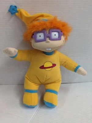 Pijama de peluche vintage Rugrats Slumber Party Chuckie Doll Bedtime 1997 Mattel 12" Foto 1 de 3
