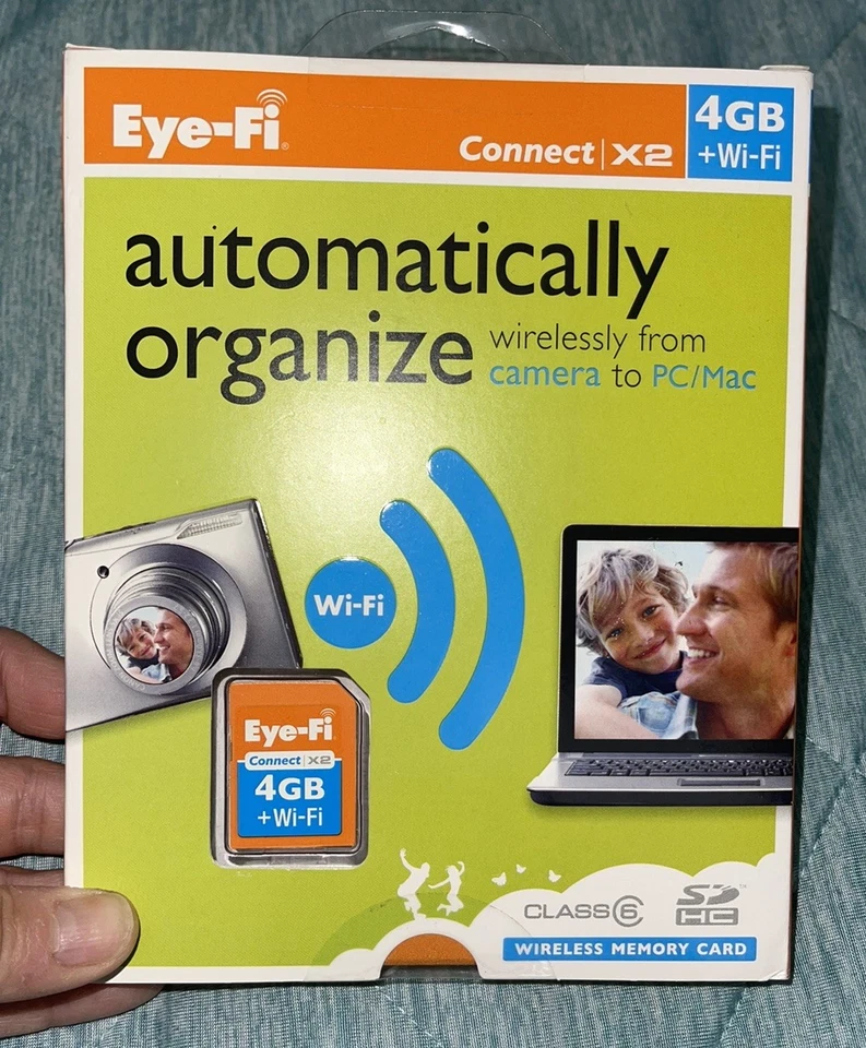 Eye-Fi Connect X2 4GB Class 6 - SDHC Card - Retail - EYE-FI4-CN - Image 1 of 4