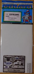 Ätzteilset Ki-84 Hayate interior (Hasegawa) Eduard 1/32 - Picture 1 of 2