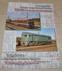 Locomotoras TE109 y sus parientes libro ferroviario ruso URSS folleto folleto EN - Imagen 1 de 12