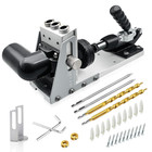 Pocket Hole Jig Kit Woodworking Tool for Screw Drill Portable Carpenter Puncher