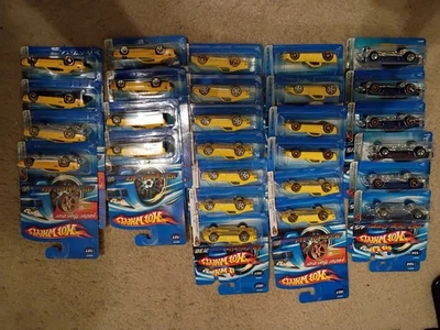 Hot Wheels 2005 Faster Than Ever lot of 4 cars '69 Charger GTO C6 Corvette GTX - Image 1 of 4