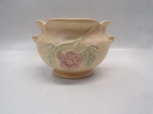 Vintage Hull Pottery Dogwood Wild Rose 514-4 Small Bowl / Dish - Picture 1 of 7