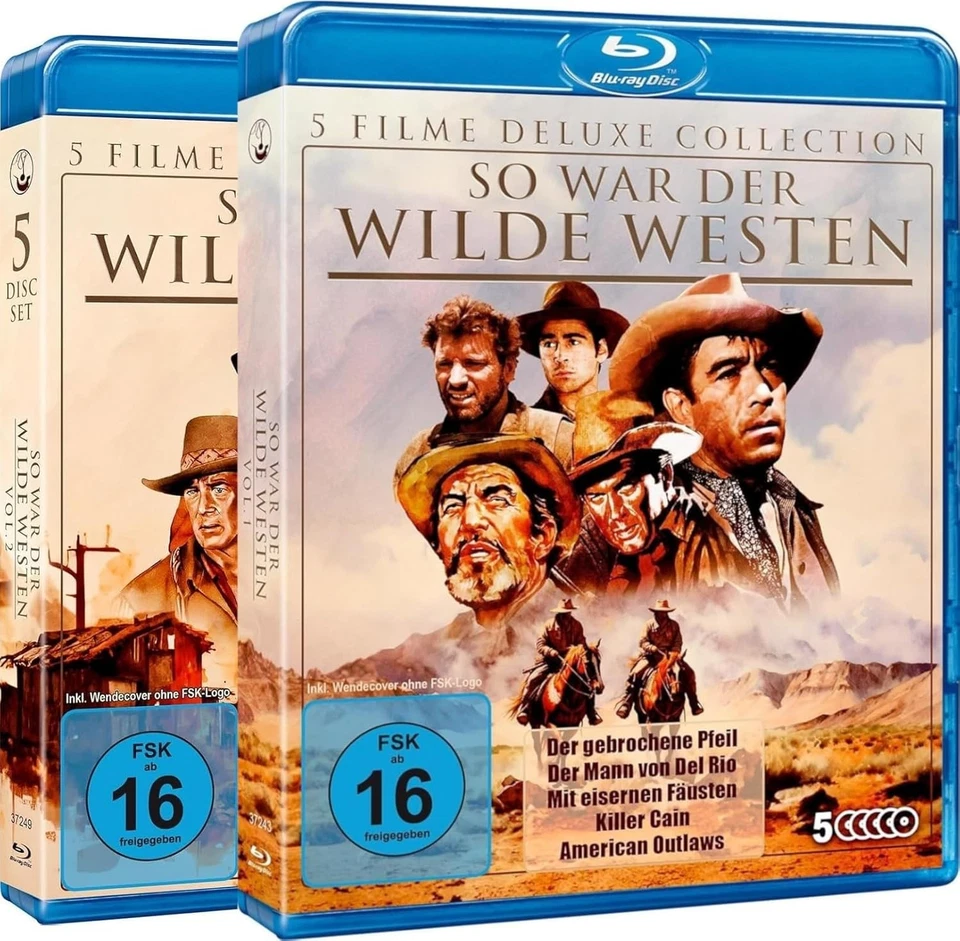 Western Filme Box - So war der Wilde Westen - 10 Filmklassiker auf 10 Blu-Rays - Bild 1 von 1