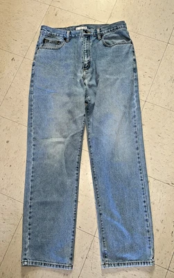 Pantalones de mezclilla de pierna recta CB Cutter & Buck para hombre VA Tech talla 34/32 Foto 1 de 3