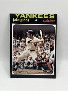 1971 Topps #382 Jake Gibbs Yankees VG-EX - Bild 1 von 2