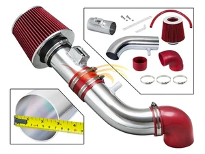 RAM AIR INTAKE KIT + RED FILTER FOR 08-12 Chevy Malibu LS/LT/LTZ 2.4L L4 - Picture 1 of 8
