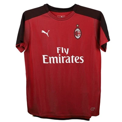 PUMA Ac Milan Stadium W Sponsor Crew Neck Short Sleeve Soccer Jersey Youth Boys - Image 1 of 3