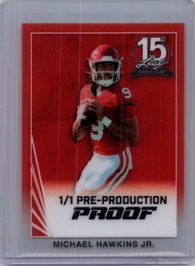 Michael Hawkins Jr 2025 Leaf National NSCC 1/1 Pre Production Proof - Picture 1 of 1