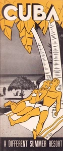 1950s HAVANA CUBA TRAVEL BROCHURE Cuban Tourist Comm. OPENS TO 12x18 P133 - Picture 1 of 5