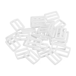 50 Pack Tri-Glide Slide - Plastic Adjustable Slide Button Webbing Fastener, A... - Bild 1 von 5