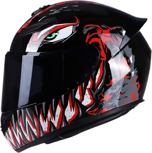 CASCO GoolRC negro/rojo para motocicleta (L) - Imagen 1 de 13