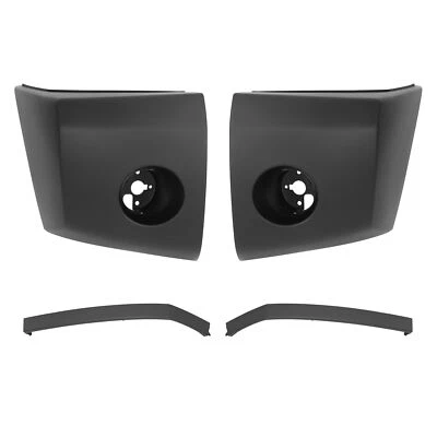Front Bumper End Caps Face Bar + Extension Fillers For Nissan Titan Armada 04-07 Foto 1 de 4