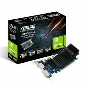 Asus GeForce GT 730 2GB GDDR5 Graphics Card Nvidia HDMI 0dB Cooling Low Profile - Picture 1 of 3