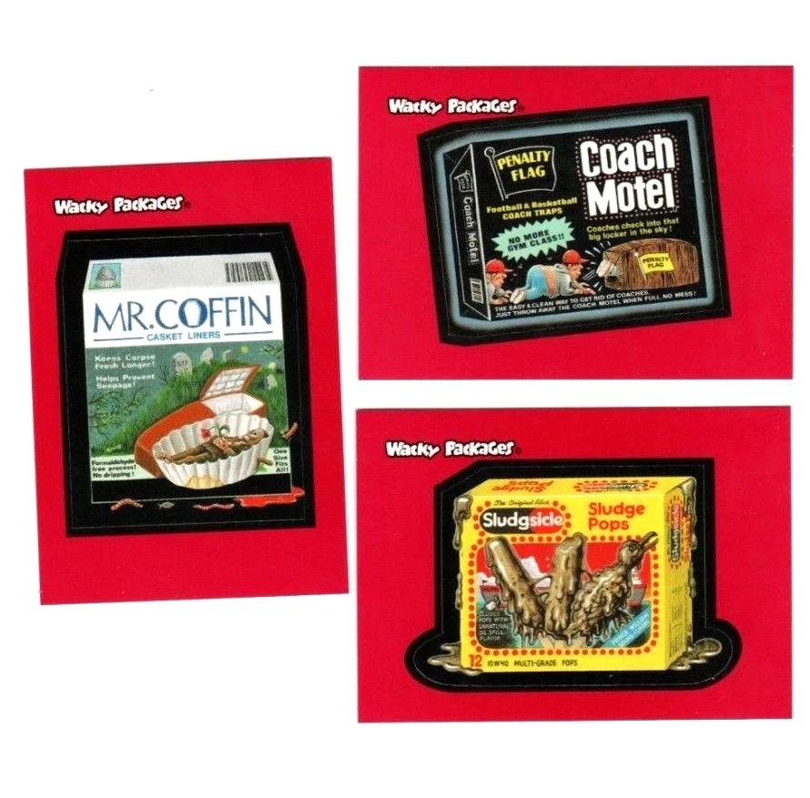 2004 Wacky Packages All New Series 1 {ANS1} Complete Promo Set Of 3 GPK ANS2 - Image 1 of 1