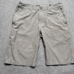 BKE Hybrid Mens Shorts Standard Fit 32x11.5- 21” Length Casual Flat Grey micro - Picture 1 of 10