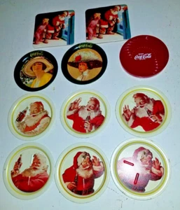 Vintage Lot of 11 Coca-Cola Coasters - Picture 1 of 3