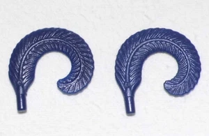 16110, 2x Hut-, Helm- Feder, Hahnenfeder (Robin Hood), dunkelblau - Picture 1 of 1