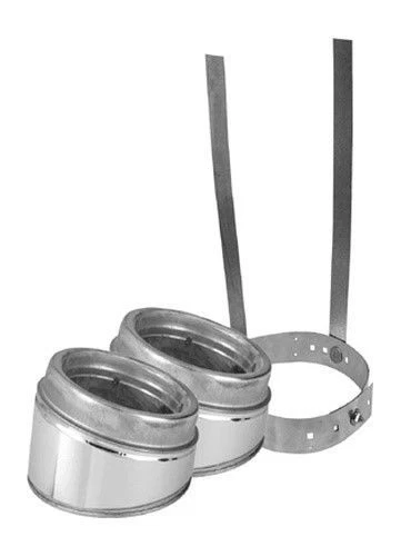 Selkirk 206206 Sure-Temp, paquete de 2, 6T-EL15KIT, kit de codo de chimenea aislado de 15 ° Foto 1 de 1