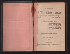 Libro antique de Santa Teresa de Jesus book antiguo - Picture 1 of 2