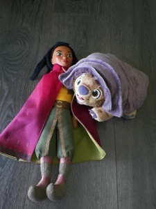 Disney Raya y Tuk Tuk Muñeca y Peluche Conjunto Extraíble Capa Raya 14" TukTuk 10" - Imagen 1 de 14