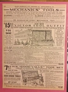 Werkzeuge 1908 Sears Rehbock Vintage Werbung Katalog Seite - Bild 1 von 2