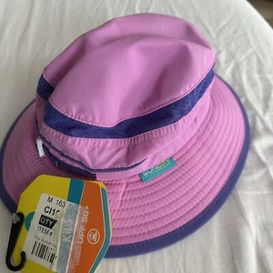 Sun Protection Bucket Hat Kids Small Lilac Safe Adorable Breathable UPF 50+ NEW - Picture 1 of 10