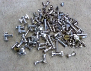 Chicago Screws Post Screw Rivets Assorted Screw Rivets Binding Screws Lot - Picture 1 of 8