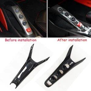 For Ferrari 488 GTB Spider Dry Carbon Fiber Center Console Bridge Shell Trim - Bild 1 von 13