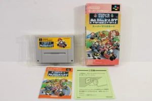 Super Mario Kart Boxed CIB Manual Nintendo SFC Super Famicom Japan US Seller - Picture 1 of 11