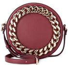 INC International Concepts Jewliee Chain Canteen Red & Gold Round Womens Purse