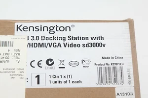 STATION ACCUEIL - DOCKING STATION - KENSINGTON SD3000V - Photo 1/6