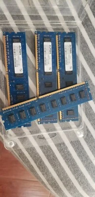 elpida 2gb 2rx8 pc3-106000U-9-10-b0  4 sticks  8GB TOTAL RAM - Image 1 of 2
