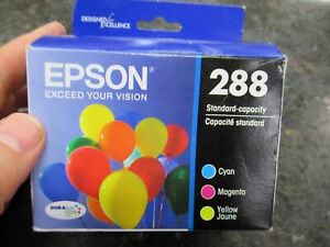 BRAND NEW!! Epson 288 T288520 DURABrite Ultra Color Combo Standard Capacity Ink
