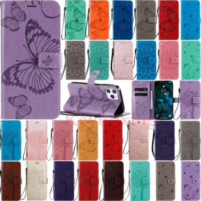 For iPhone 12 Mini/12 Pro Max/12/11 Pro Max Wallet Card Slot Leather Case Cover - Image 1 of 4