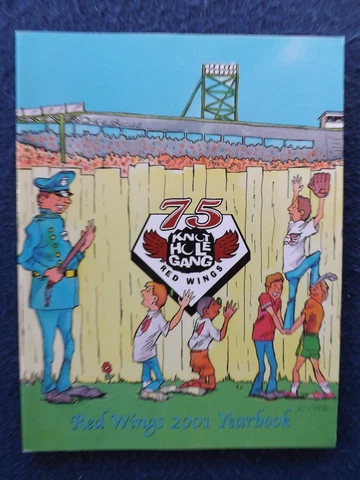 2001 Rochester Red wings Baseball 75th Yearbook!   BXY. *AUction ends on 30th! Cover