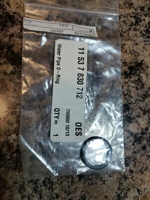 O-RING - WATER PUMP 8x13mm GENUINE BMW FOR BMW M3 Z3 Z4 2001 2002 2003 2004-2008 - Image 1 of 4