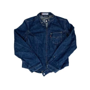 Vintage 90s Levis Engineered Jeans Zip-Up Denim Jacket 8 10 - Picture 1 of 3